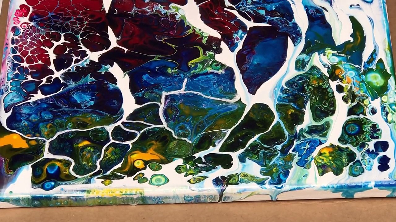 Acrylic Pour Painting: Embellish With Acrylic P...