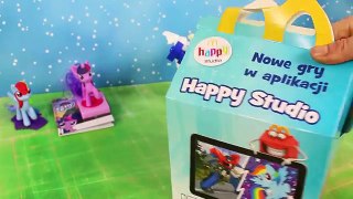 Zabawki Happy Meal - My Little Pony & Transformers - Unboxing z McDonalds