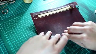 Making a Leather Travel Security Pouch