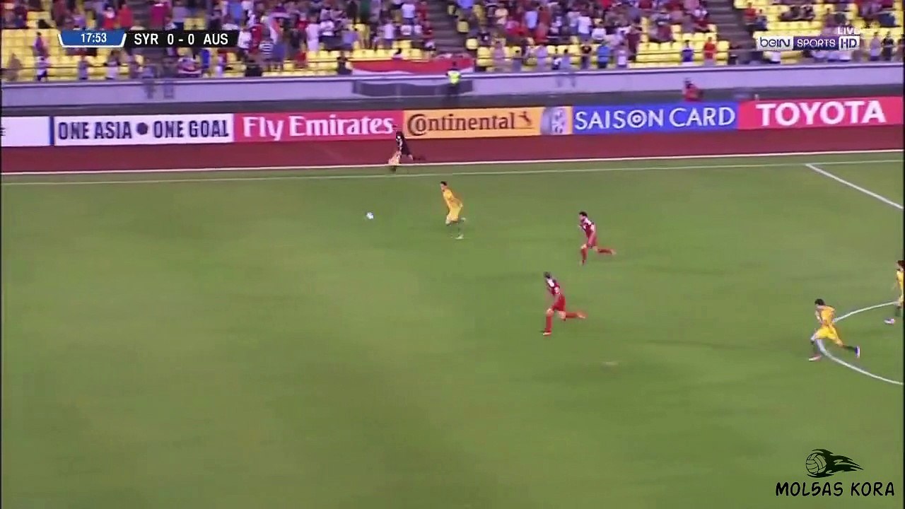 ملخص واهداف مباراة سوريا واستراليا بتاريخ 05-10-2017 تصفيات آسيا المؤهلة لكأس العالم 2018