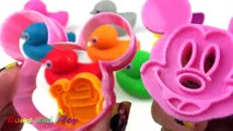 Learn Colors and Learn Numbers with Play Doh Ducks Ice Cream Mickey Sand Fun & Creative For Kids