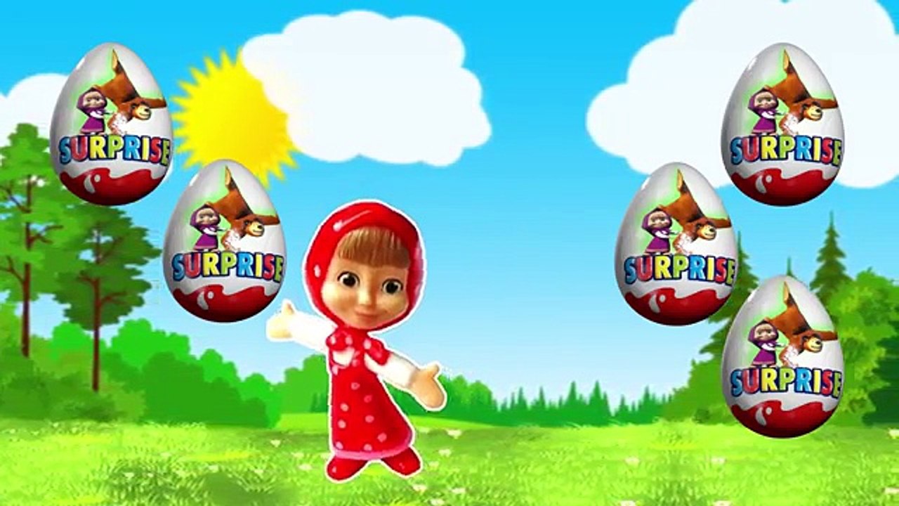 Masha And The Bear Colors For Children To Learn With Surprise Egg Masha Dolls Colours For Kids Learn
