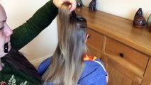 Stacked Pull Through Braid by Two Little Girls Hairstyles