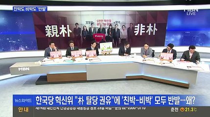 박근혜 출당에 친박 비박 모두 반발, 서청원 최경환 콕 찍힌 이유? / 통합은 커녕 벌집만 쑤신 자유한국당?