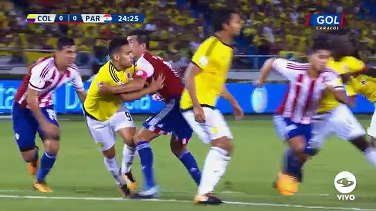 Colombia 1-2 Paraguay, Goles y Resumen En HD, Eliminatorias Rusia 2018
