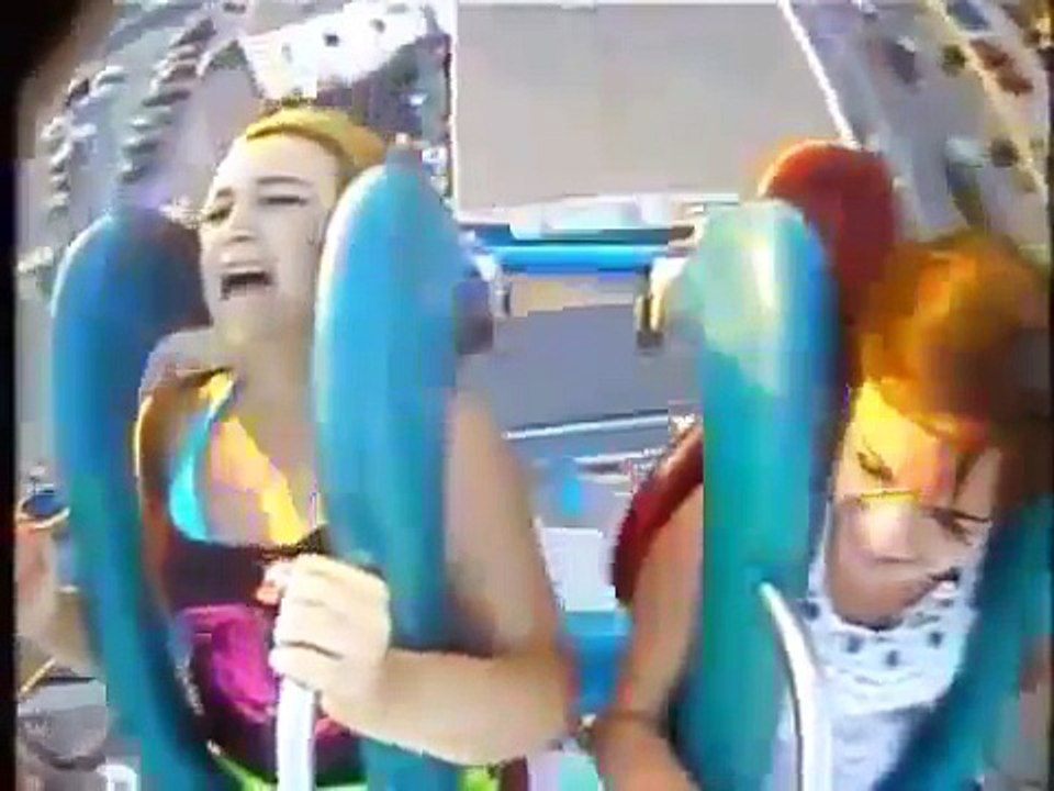 Funny Girls Slingshot Roller coaster Ride Fails - video Dailymotion