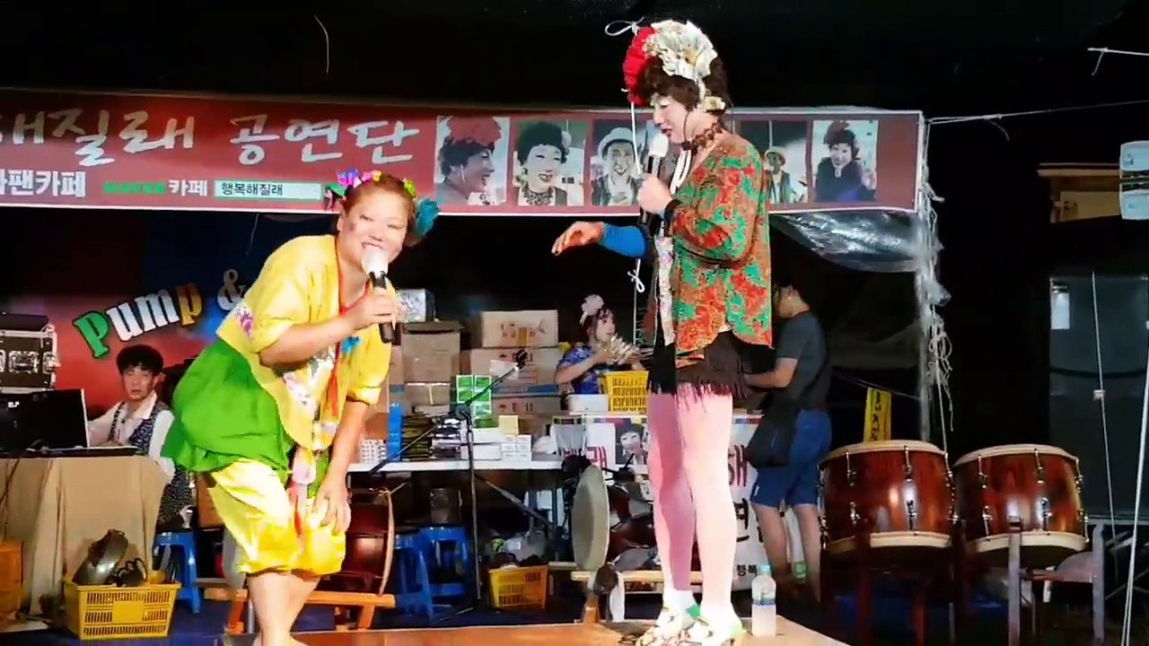 조질래품바님《원주문막옥수수축제 1》 환상의~듀엣 하모니~듀오 들어갑니다~~~!!!