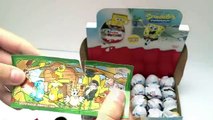 SPONGE BOB CRASHED EGGS!!! Kinder Surprise Chocolate Eggs. LÖOL!!