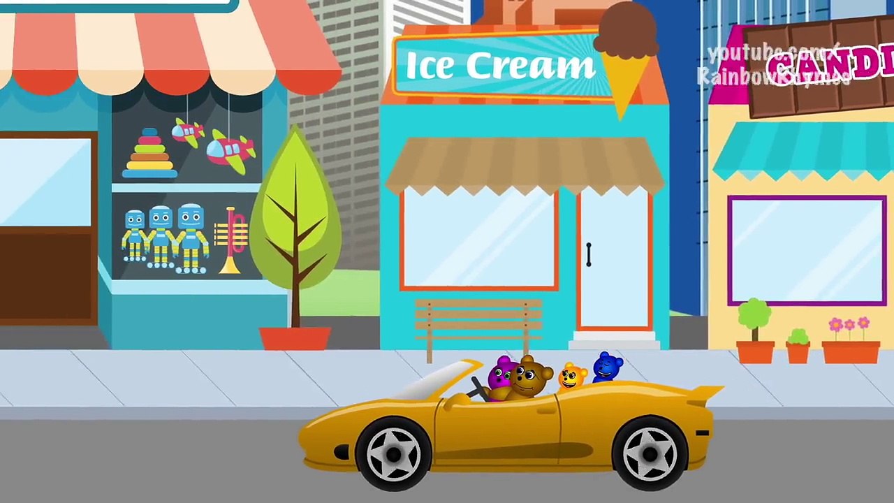 Mega Gummy Bear Horror Scary Scream Movie Funny Cartoon Finger Family Nursery Rhymes