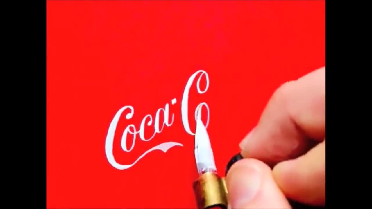 驚異のレタリング アート！ 【2】 フリーハンドでデザイン文字を描く技術がすごい！！！