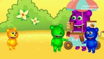Mega Gummy Bear Razor Cut Blood Bleeding Cry Funny Cartoon Finger Family Nursery Rhymes