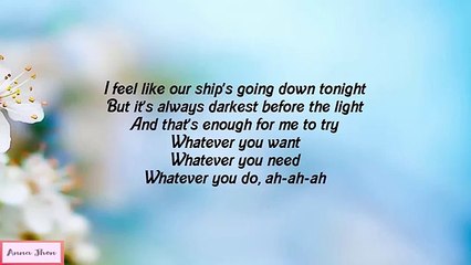 P!nk - Whatever You Want (Lyrics)