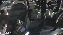 Şehir eşkiyaları belediye otobüsüne böyle saldırdı