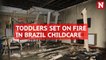 At least 6 toddlers killed after sacked guard sets fire to childcare in Brazil