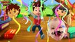Wrong Heads Dora the Explorer Bubble Guppies Go Diego Go Ryder Finger Family Song Learn Colors for Kids