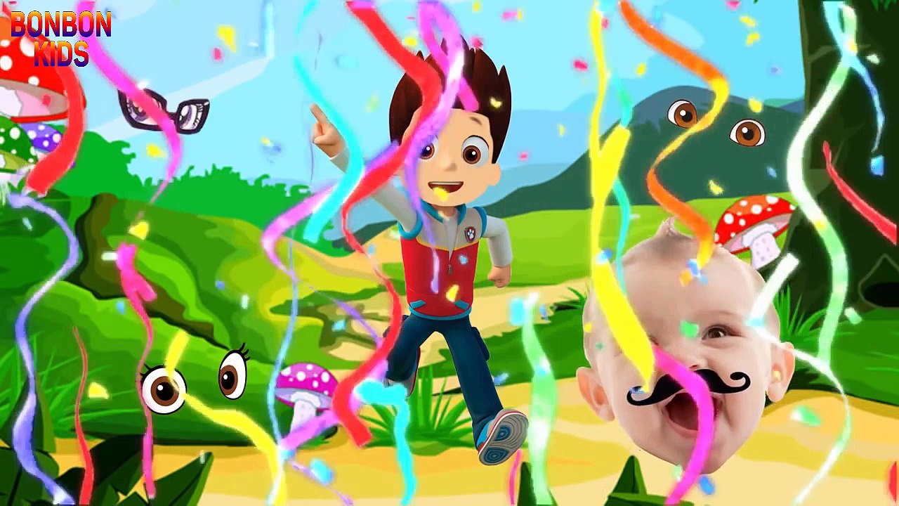 Wrong Eyes Dora the Explorer Bubble Guppies Little Pony Ryder Finger Family Song Learn Colors for Children