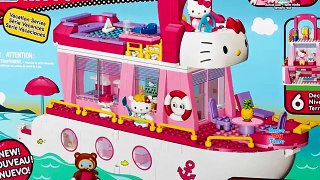 Mega Bloks Hello Kitty Cruise Ship Building Playset