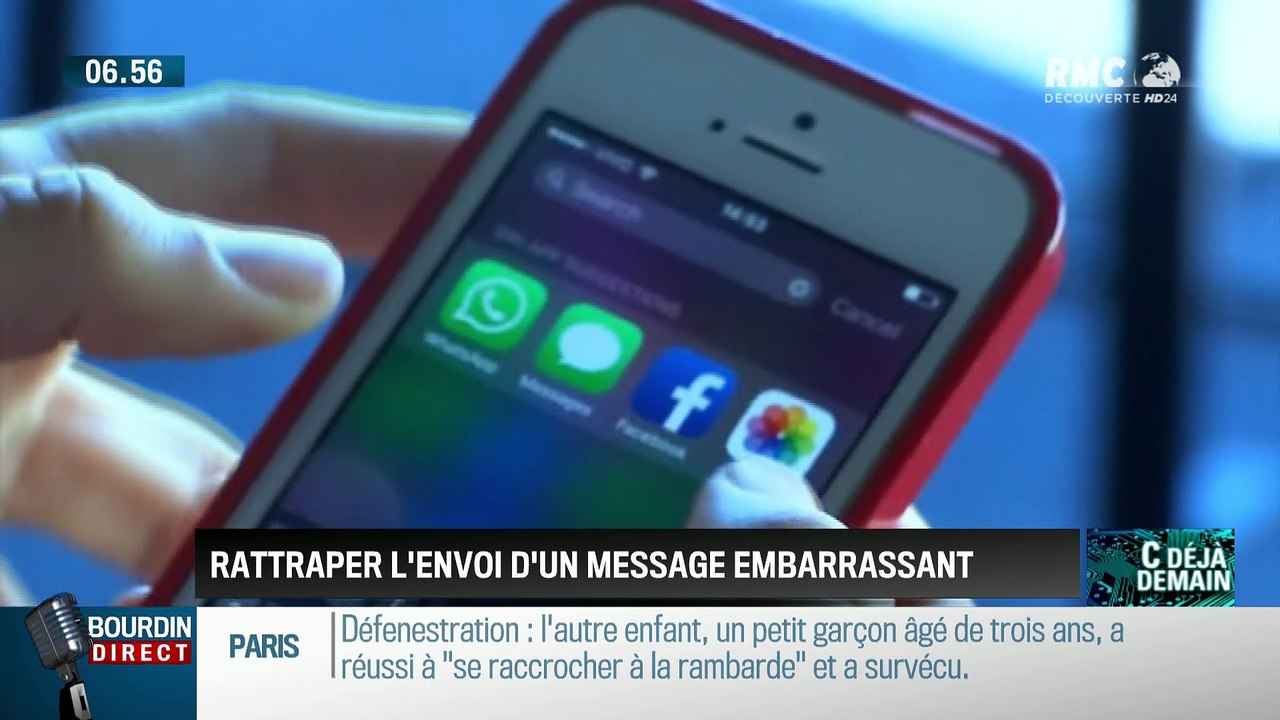 La chronique d'Anthony Morel : Rattraper l'envoi d'un message embarrassant - 06/10