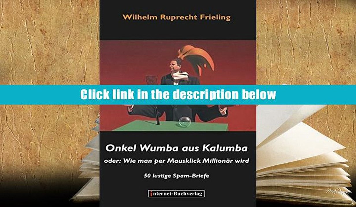 PDF  Onkel Wumba aus Kalumba oder Wie man per Mausklick Million?r wird: 50 lustige Spam-Briefe