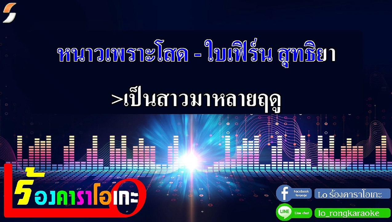 หนาวเพราะโสด คาราโอเกะ - ใบเฟิร์น สุทธิยา Midi Karaoke