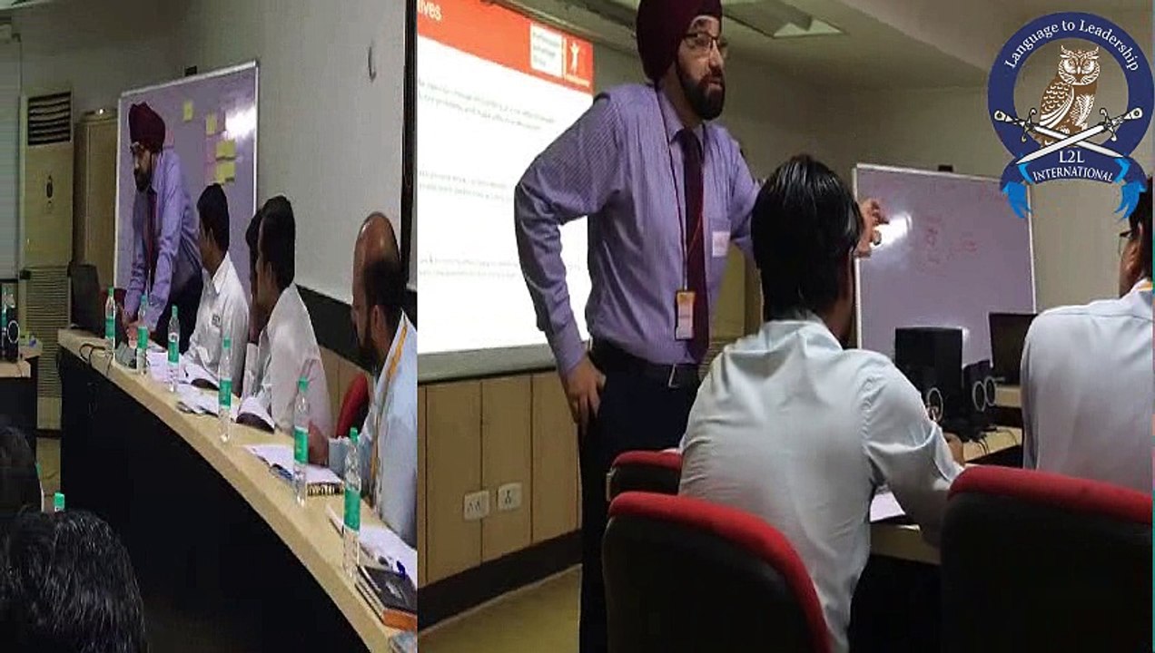 Corporate Training by H.S. Walia in JCB India