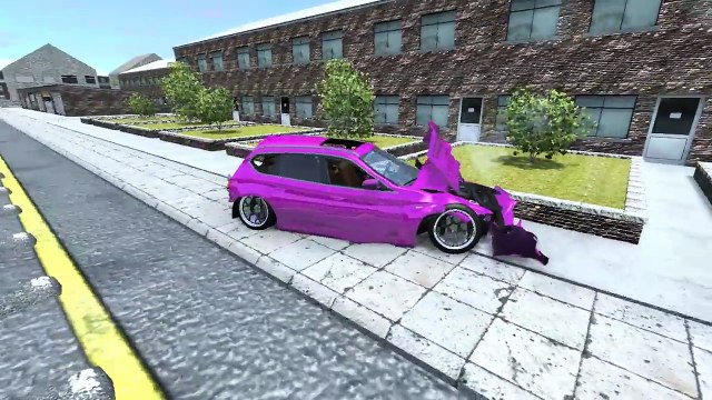 BeamNG drive - 100+ consecutive Speed Bumps in Car, Truck, Motorbike Crash test