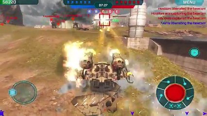 Walking War Robots - Random battle on Springfield with some teammates