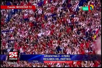 Así fue el partido Perú-Argentina por las Eliminatorias Rusia 2018