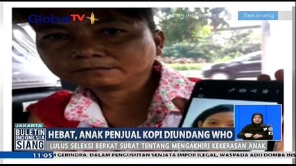 Heboh! Anak Penjual Kopi Diundang WHO