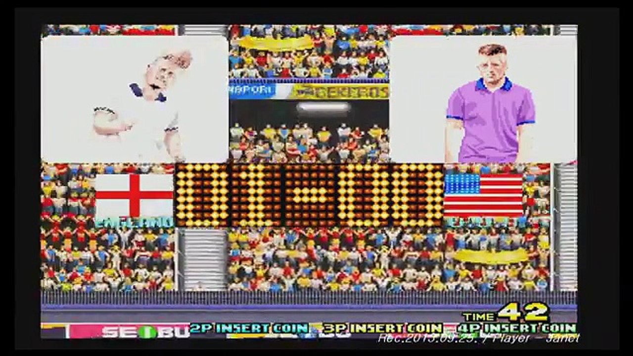 Seibu Cup Soccer 1CC - Team England (Not MAME)