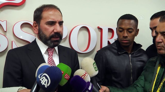 Robinho'nun imza töreni - Sivasspor Kulübü Başkanı Otyakmaz ve Robinho - SİVAS