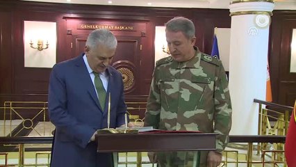 Başbakan Yıldırım, Genelkurmay Karargahı'nda