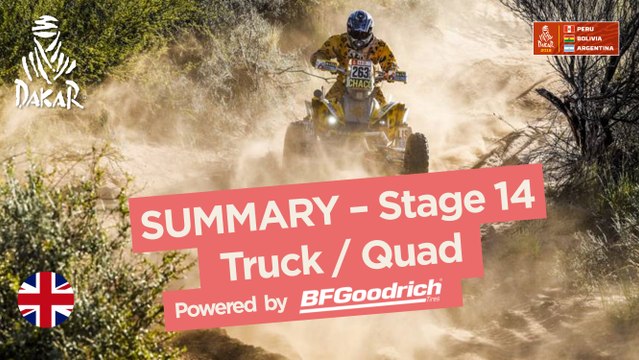 Summary - Truck/Quad - Stage 14 (Córdoba / Córdoba) - Dakar 2018