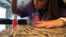 100 Layers of Nail Polish Done By Teen Girl - Cosmetics Tutorial