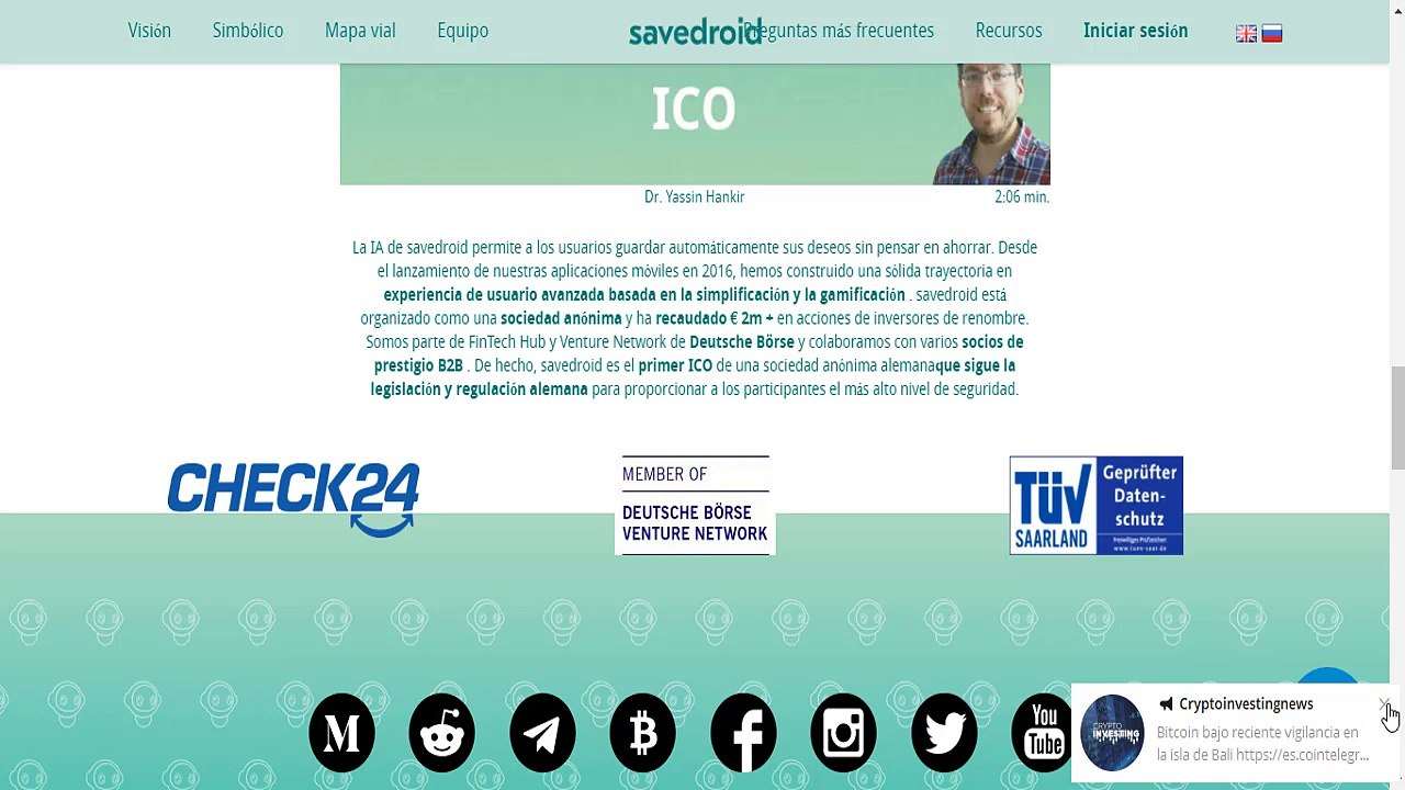 savedroid te regala 100 tokens