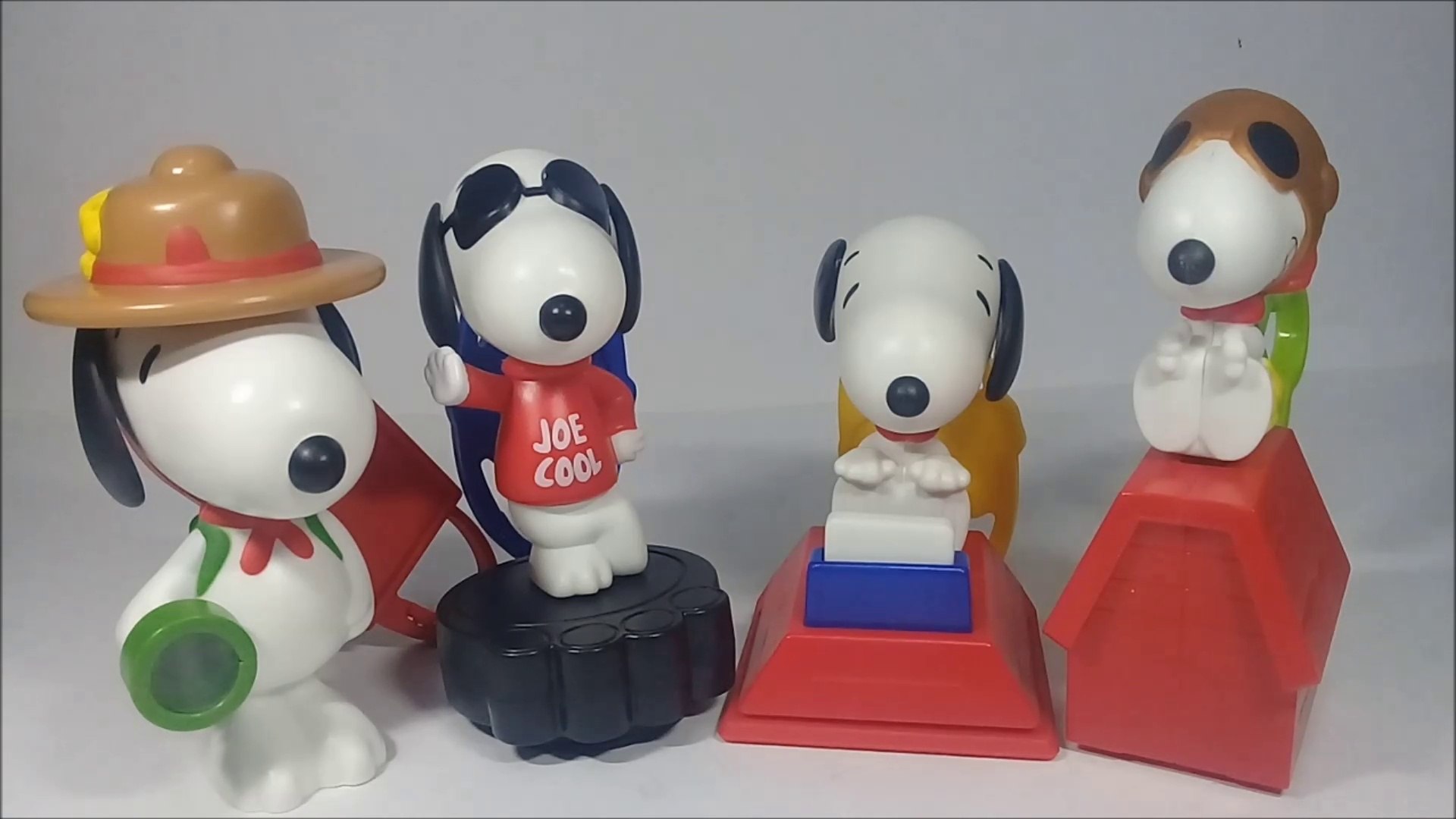 Snoopy mcdonalds hot sale toys 2018