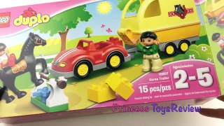 Lego Duplo Horse Trailer Princess Sofia unboxing + Pretend Play with Princess ToysReview