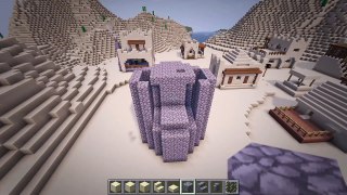 Minecraft: How To Transform A Desert Village Church (Mosque)