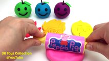 Play and Learn Colours with Playdough Apples with PJ Masks Molds Fun and Creative for Kids