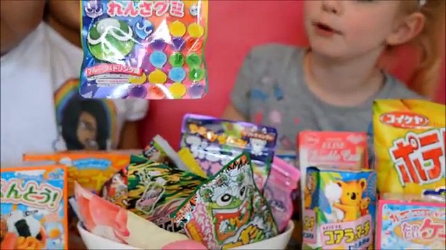Japanese Candy Tasting Challenge | Toys AndMe | Kids Review