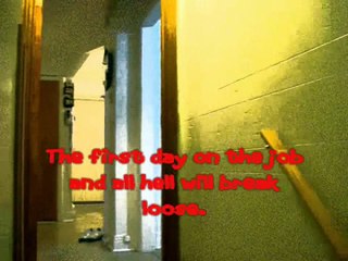 Work accident on the first day on the job video