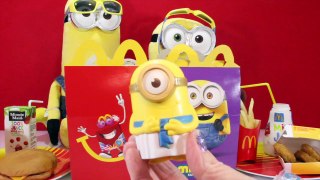 new McDonalds Happy Meal Toys MINIONS Movie Full Set Toypals.tv