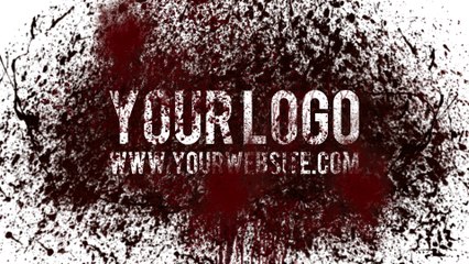 I will create a horror BLOOD bath Halloween video intro