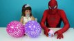 Egg Surprise Challenge Balloons with Spider man and Sweet Baby - Balloons Surprise for Kids