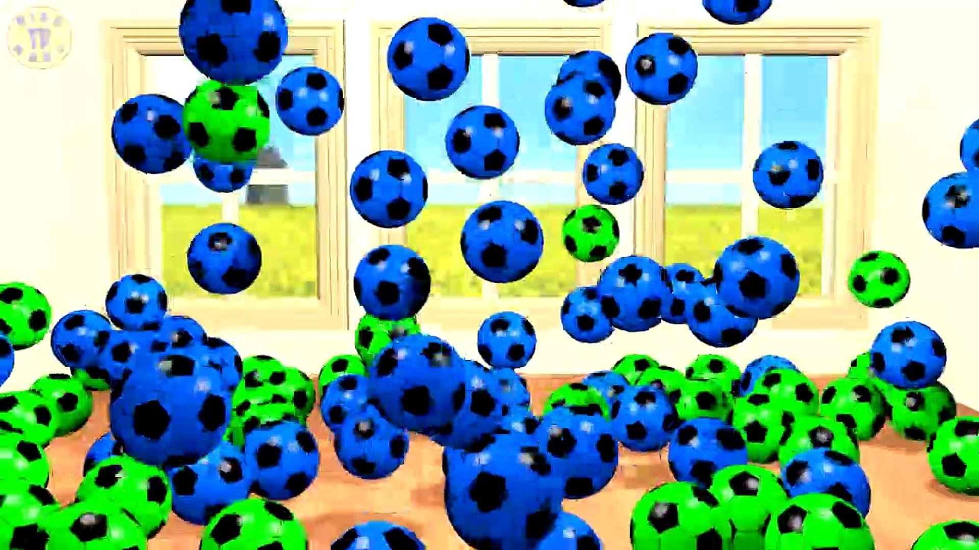 ⚽ Colors Learning For Kids - The Soccer Ball Pit Show