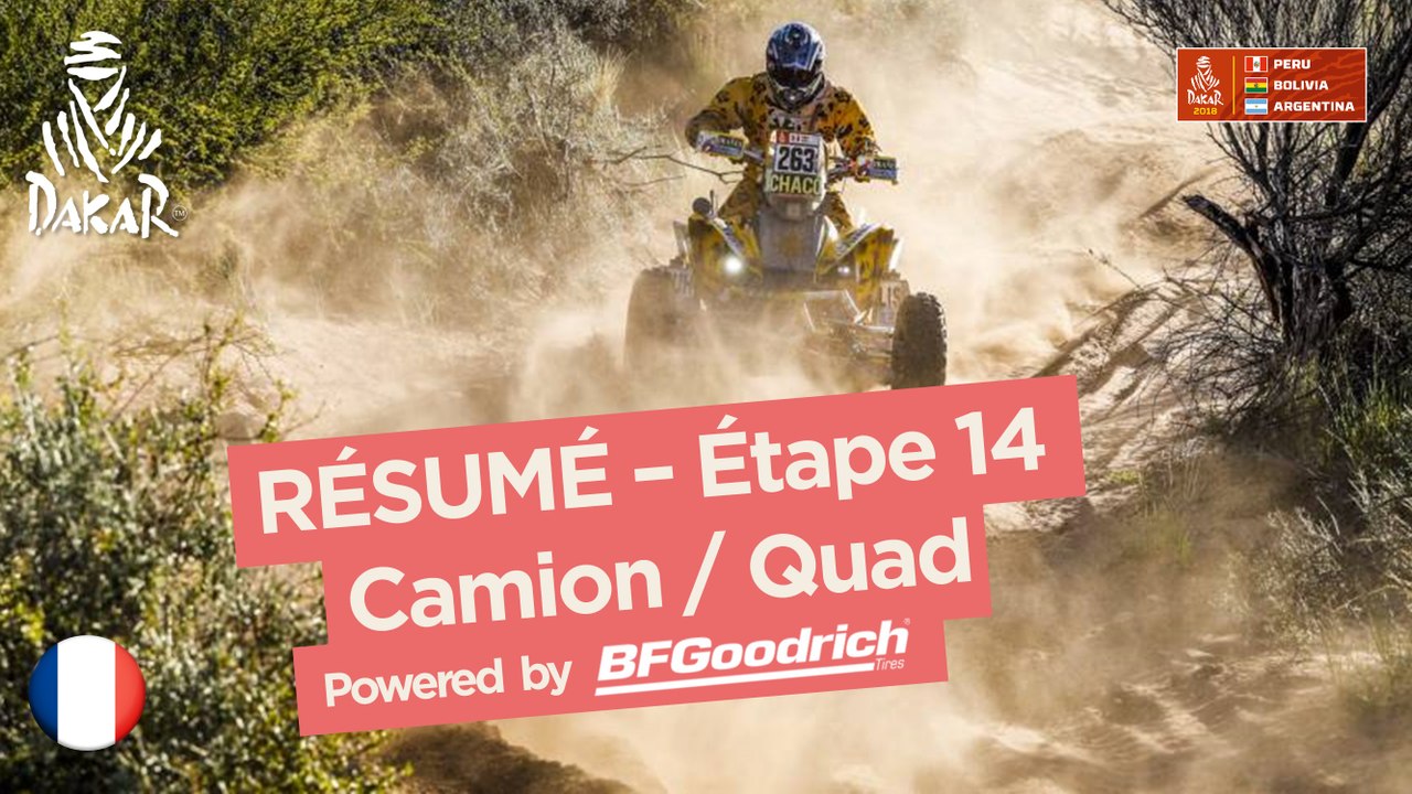 Résumé - Camion/Quad - Étape 14 (Córdoba / Córdoba) - Dakar 2018