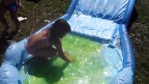 Baby nice day with slide and slime for kids children toddlers Meke slideshows-qtHaCPSdfBg