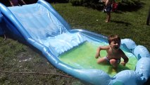Baby nice day with slide and slime for kids children toddlers Meke slideshows-qtHaCPSdfBg