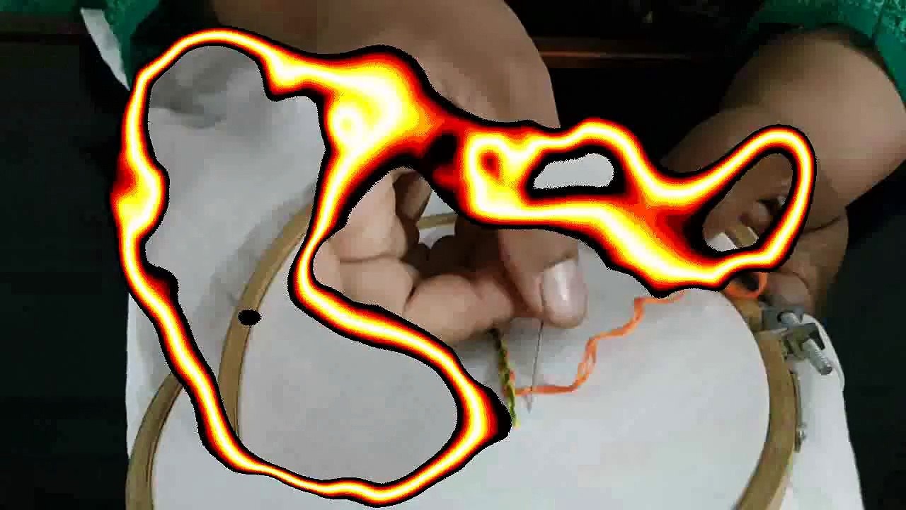 Hand Embroidery for Beginners: Threaded Back Stitch