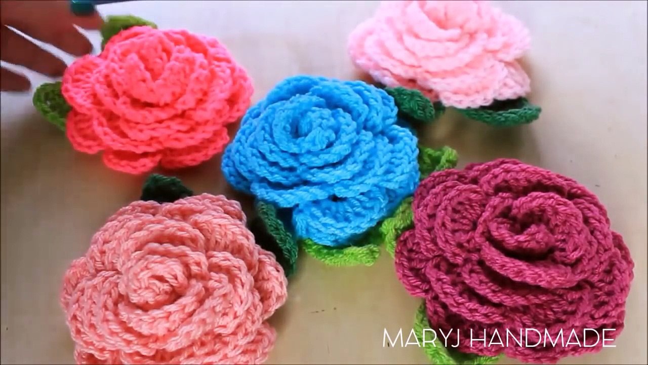 Decorative crochet flower | Tutorial in English